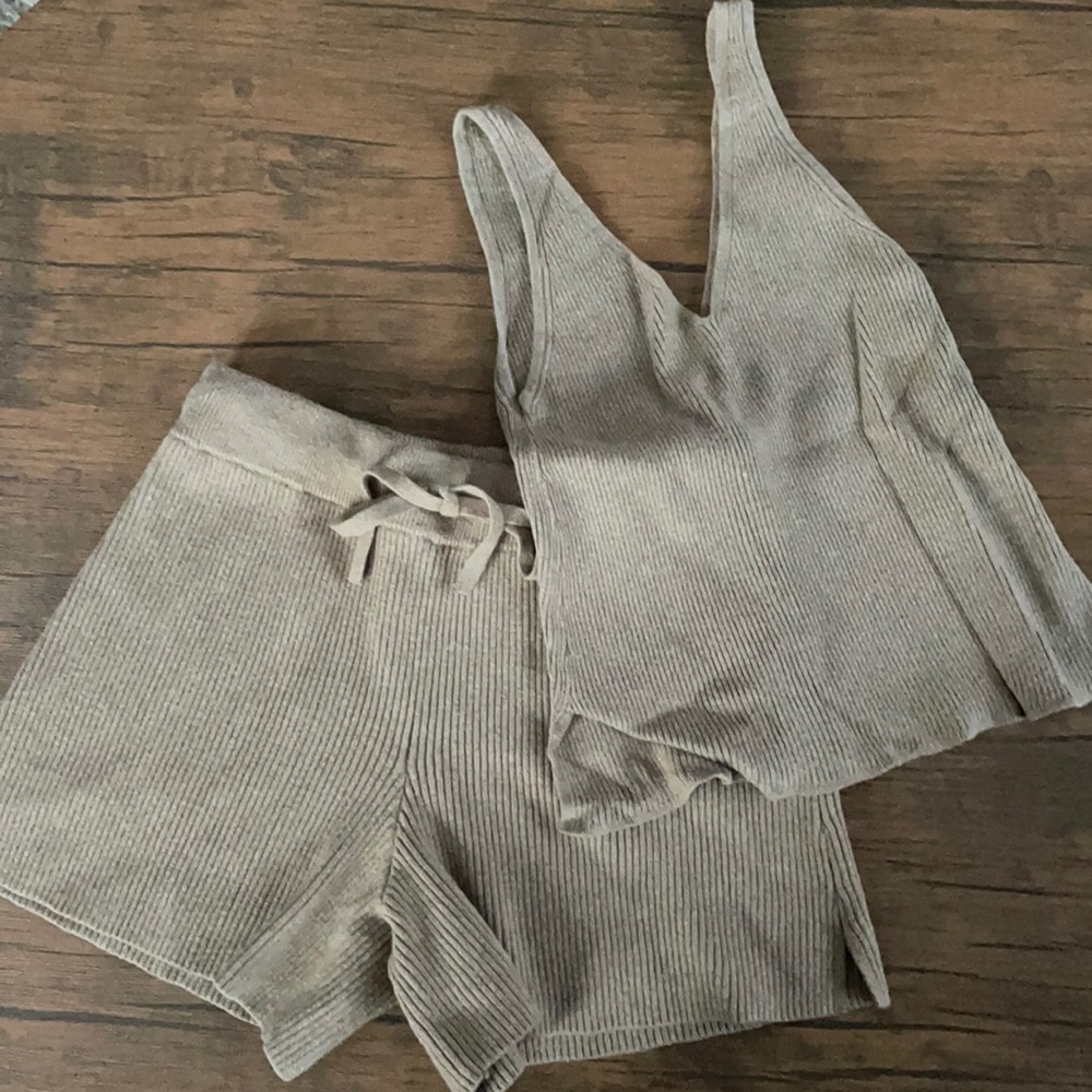 abercrombie matching knit set